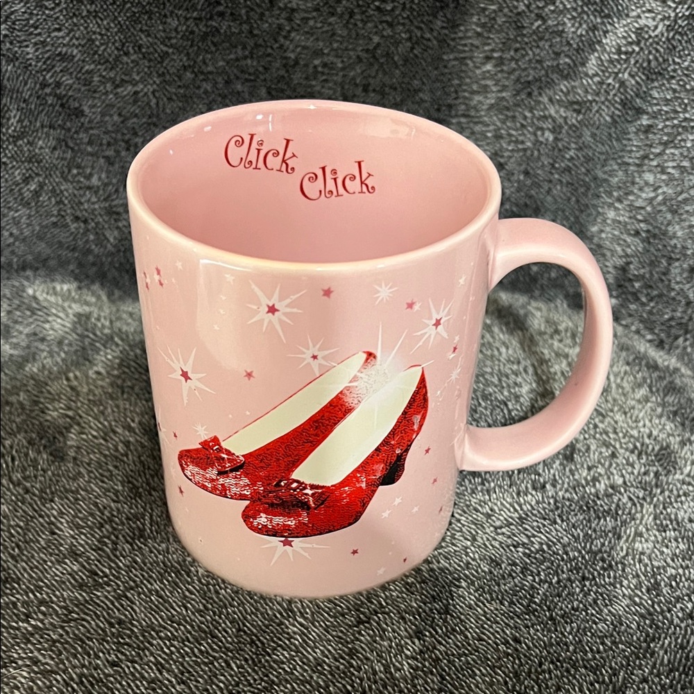 Wizard Of Oz Pink Mug with Red Shoes Design
